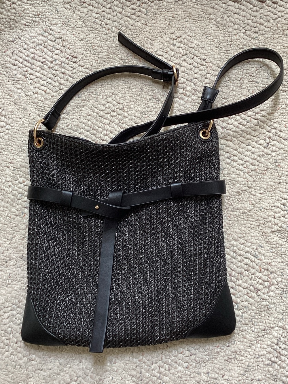 Reserved crossbody purse Boho chic Quiet luxury Resort wear Whimsical dark